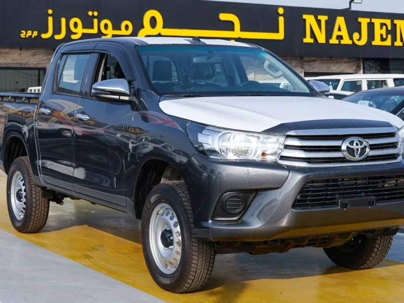 2026 Toyota Hilux 2.8L Turbo 4 Cylinders Diesel Engine Grey Black Pickup Truck GCC Specs