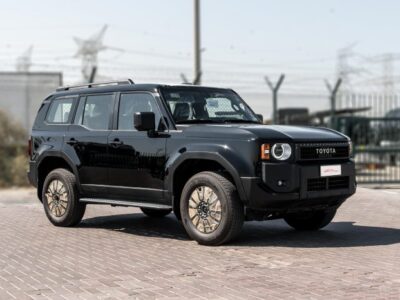 2026 Toyota Land Cruiser Prado 2.4-liter Turbocharged 4-cylinder Engine Black SUV