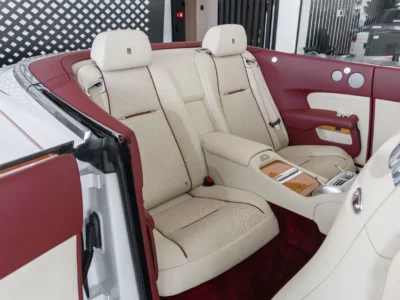 2017 Rolls-Royce Dawn 6.6 L 12 Cylinders Petrol Engine White Beige Convertible Fully Loaded