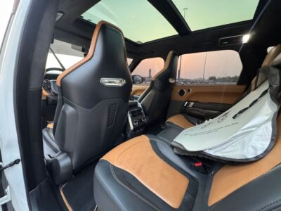 2019 Land Rover Range Rover Sport SVR 5L Supercharged V8 Petrol White Tan SUV