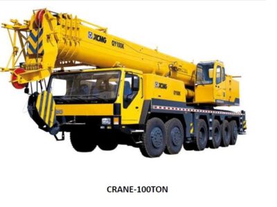 Crane 100Ton Available for rent on Daily, Weekly, Monthly and Yearly Basis