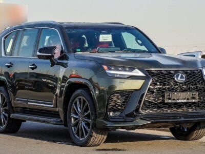 2025 Lexus LX 600 F Sport 3.5-liter V6 Twin-Turbo Petrol Engine Green Red SUV GCC Specs