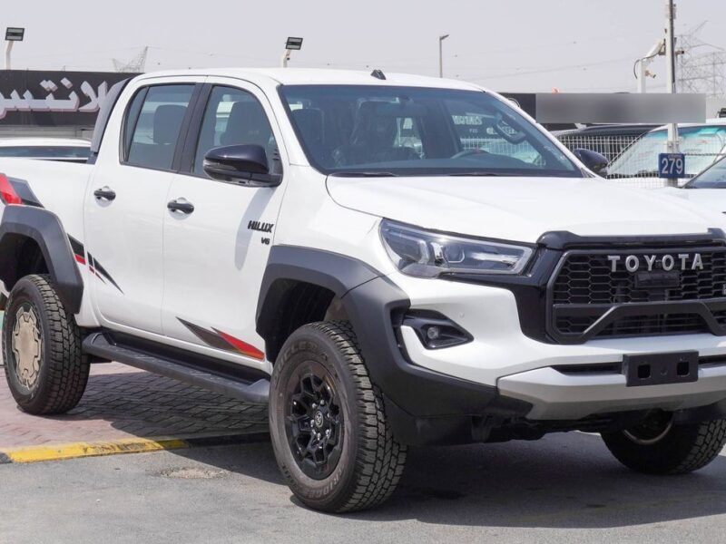 2025 Toyota Hilux GR SPORT 4.0 Litres V6 Petrol Engine White Black Pickup Truck GCC