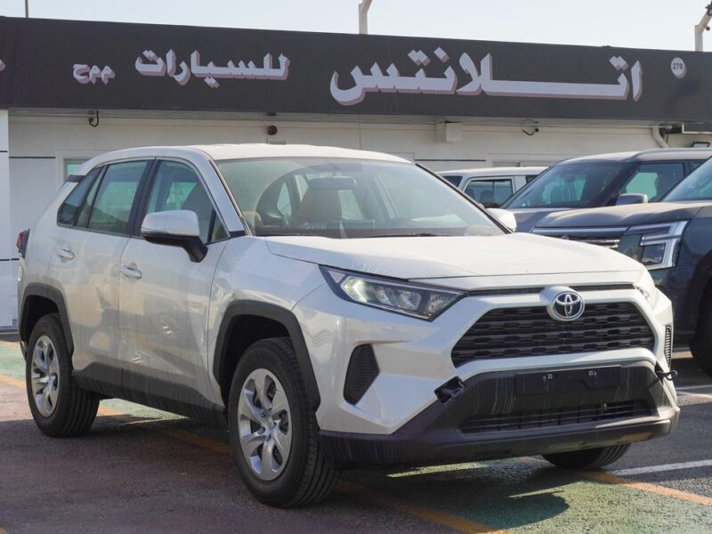 2025 Toyota RAV 4 2.5 Liters 4-Cylinder Petrol Engine White Beige SUV GCC Specs