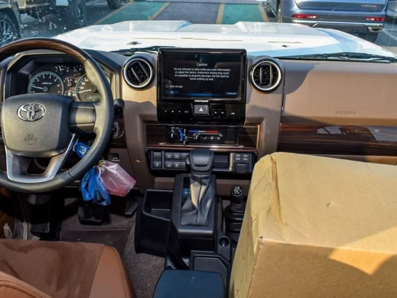 2024 Toyota Land Cruiser 70 Series 4.0-liter V6 Petrol Engine Beige Tan SUV GCC Specs