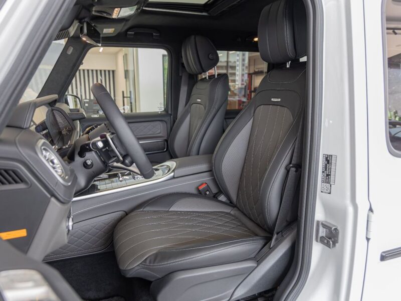 2025 Mercedes-Benz G 63 AMG 4MATIC 4L Biturbo V8 Double Night Package White Brown SUV
