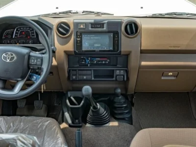 2024 Toyota Land Cruiser 70 Series 4.0-liter V6 Petrol Engine White Brown SUV GCC Specs