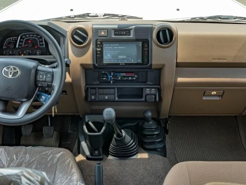 2024 Toyota Land Cruiser 70 Series 4.0-liter V6 Petrol Engine White Brown SUV GCC Specs