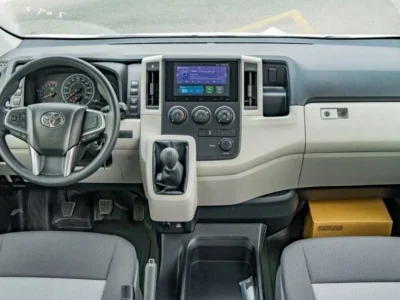 2024 Toyota Hiace High Roof 3.5L 6 Cylinder Petrol Engine MT White Grey Van GCC Specs