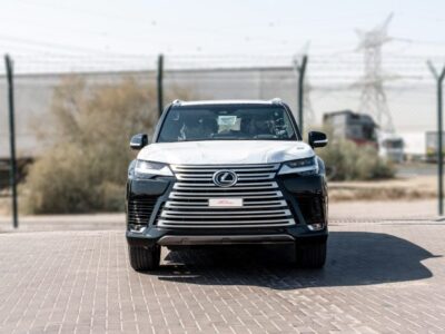 2026 Lexus LX 700h Signature 3.5-liter twin-turbo V6 Hybrid Engine Black Red SUV
