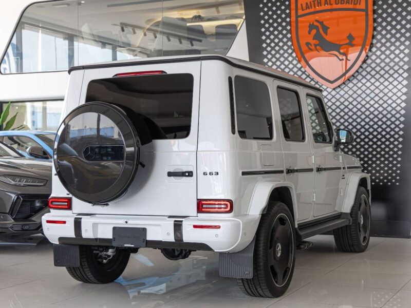 2025 Mercedes-Benz G 63 AMG 4MATIC 4L Biturbo V8 Double Night Package White Brown SUV