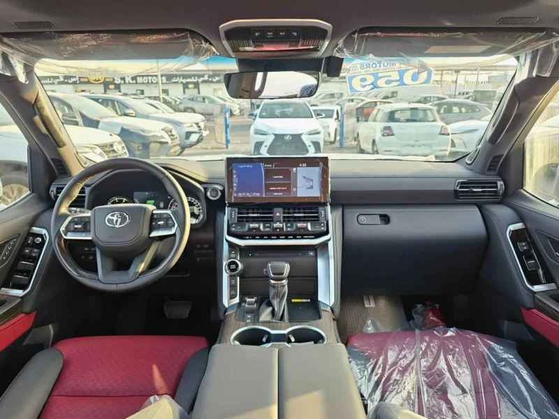2024 Toyota Land Cruiser 3.3 Litres V6 Twin-Turbo Diesel Black Red SUV Top Variant With RADAR