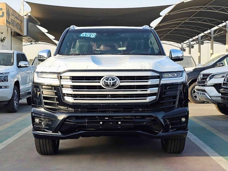 2024 Toyota Land Cruiser 3.3 Litres V6 Twin-Turbo Diesel Black Red SUV Top Variant With RADAR