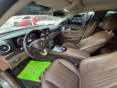 2018 Mercedes-Benz E200 UPDATE E63 2.0L Inline-4 Turbocharged Engine Grey Tan Sedan GCC