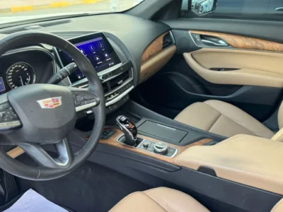 2020 Cadillac CT5-V 3.0-liter Twin-Turbo V6 Petrol Engine White Beige Sedan GCC Specs