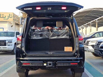 2024 Toyota Land Cruiser 3.3 Litres V6 Twin-Turbo Diesel Black Red SUV Top Variant With RADAR