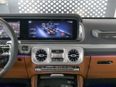 2026 Mercedes-Benz G 63 AMG 4.0L V8 Twin-Turbo Engine White Brown SUV Fully Carbon Fiber