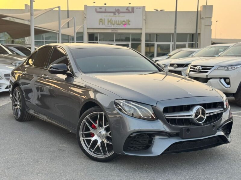 2018 Mercedes-Benz E200 UPDATE E63 2.0L Inline-4 Turbocharged Engine Grey Tan Sedan GCC