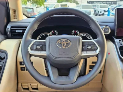 2024 Toyota Land Cruiser GX E1 3.3 Litre V6 Twin-Turbo Diesel Engine Black Beige SUV GCC