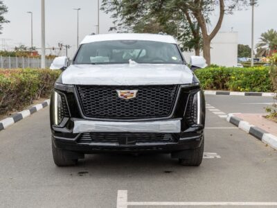 2025 Cadillac Escalade Sport Platinum 6.2 Litres V8 Petrol Engine Black White SUV GCC Specs