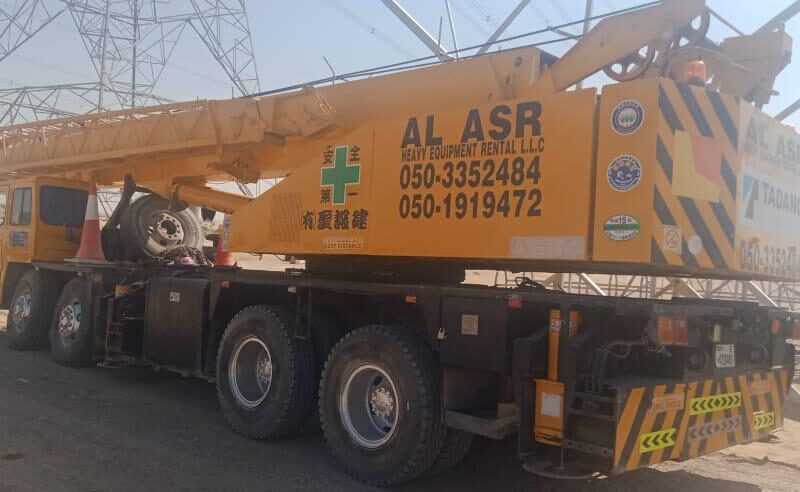Crane 50Ton Available for rent on Daily, Weekly, Monthly and Yearly Basis