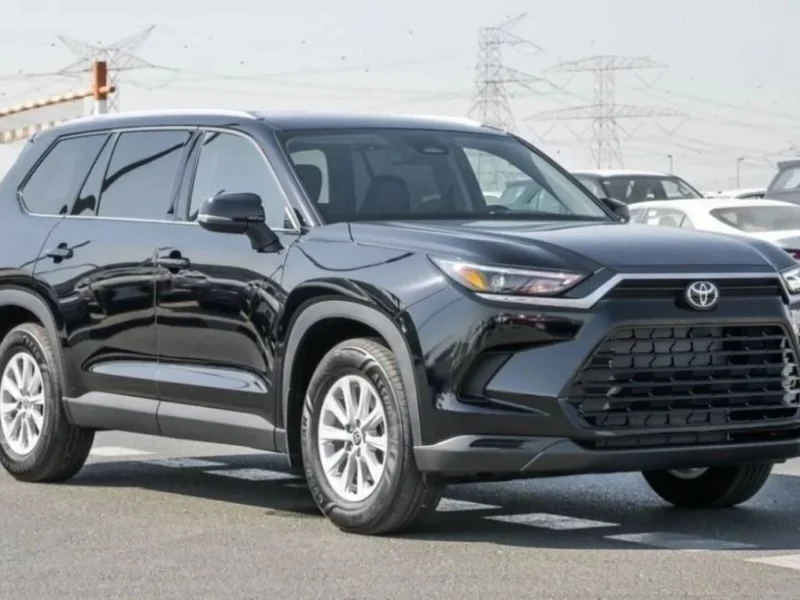 2025 Toyota Grand Highlander XLE 2.4L Turbocharged Inline-4 Petrol Engine Black Grey SUV
