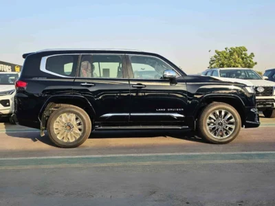 2024 Toyota Land Cruiser 3.3 Litres V6 Twin-Turbo Diesel Black Red SUV Top Variant With RADAR