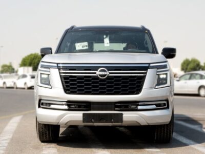 2026 Nissan Patrol SE Platinum 3.8 Litres V6 Petrol Engine Silver Red SUV Automatic