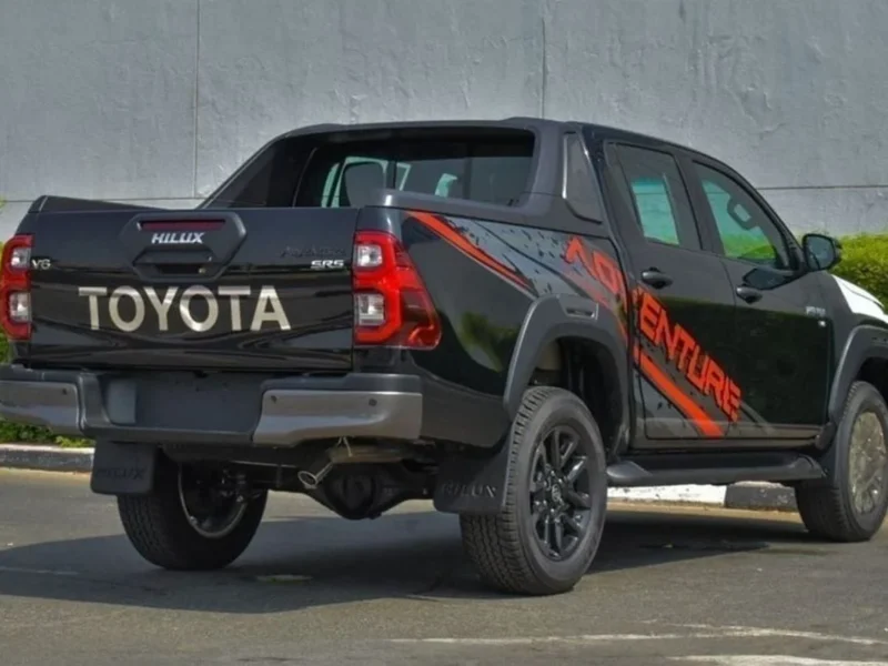 2026 Toyota Hilux Adventure 4.0-Liter Petrol V6 Engine Black Pickup Truck Automatic