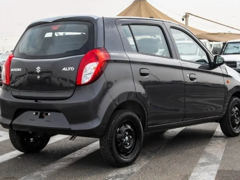 2024 Suzuki Alto GLX 0.8 Litres 2-Cylinder Petrol Engine Grey Black Hatchback Manual