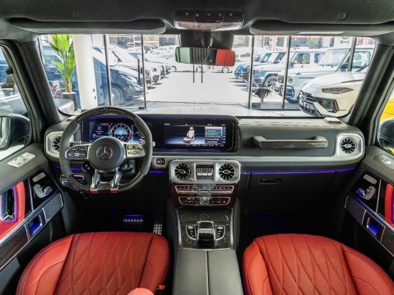 2024 Mercedes-AMG G 63 4.0L V8 Biturbo Engine Fully Loaded Grey Red SUV Special Color