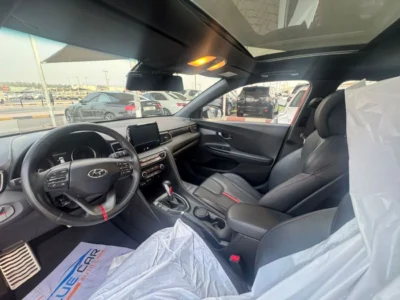 2019 Hyundai Veloster 1.6-liter turbocharged 4-cylinder Petrol Engine Red Black Hatchback