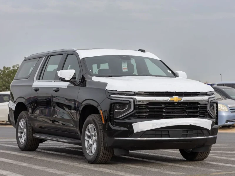 2025 Chevrolet Suburban LS 5.3L EcoTec3 V8 Petrol Engine Black Beige SUV GCC Specs