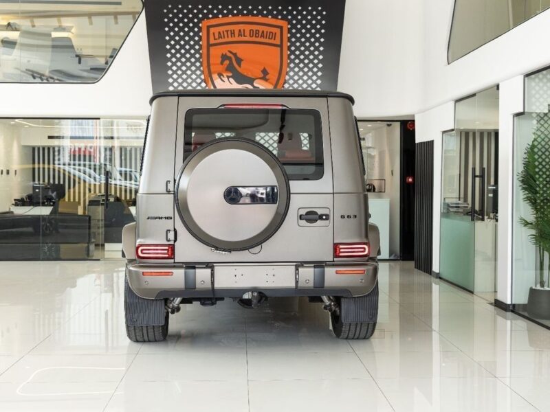 2024 Mercedes-AMG G 63 4.0L V8 Biturbo Engine Fully Loaded Grey Red SUV Special Color