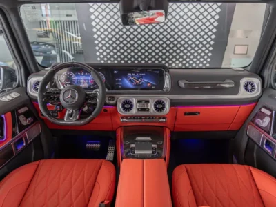 2026 Mercedes-Benz G 63 AMG Double Night Pack 4.0-liter V8 Biturbo Grey Red SUV