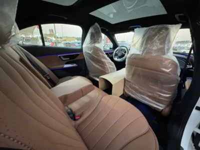 2026 Mercedes-Benz E 200 2.0-liter 4-cylinder Turbocharged Petrol Engine White Tan Sedan