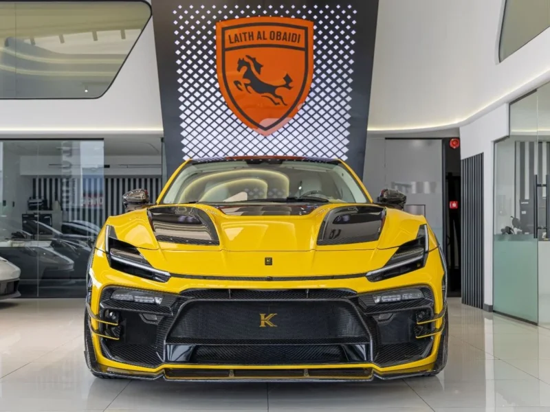 2024 Ferrari Purosangue BY KEYVANY PORRO EDITION 1 of 1 6.5L V12 Yellow Beige SUV