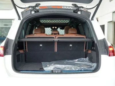 2024 Mercedes-Benz GLS 450 4MATIC 3.0L Inline-6 Turbo White Tan SUV Night Package