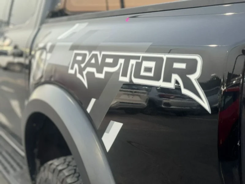 2023 Ford Ranger Raptor 3.0L Twin-Turbo Petrol V6 Engine Black Pickup Truck Automatic GCC
