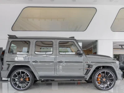 2024 Mercedes-Benz G 63 AMG 4MATIC Brabus 800 4.0L V8 Engine Grey White SUV