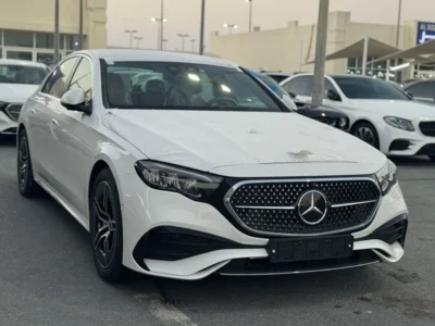 2026 Mercedes-Benz E 200 2.0-liter 4-cylinder Turbocharged Petrol Engine White Tan Sedan