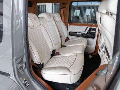 2024 Mercedes-Benz G 63 AMG 4MATIC Brabus 800 4.0L V8 Engine Grey White SUV