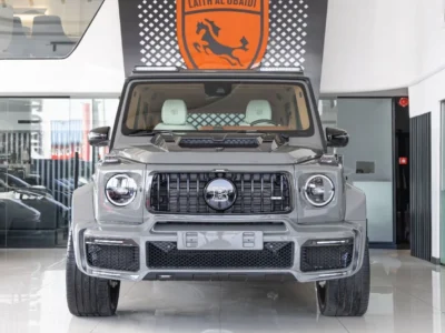 2024 Mercedes-Benz G 63 AMG 4MATIC Brabus 800 4.0L V8 Engine Grey White SUV