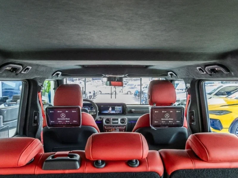 2024 Mercedes-AMG G 63 4.0L V8 Biturbo Engine Fully Loaded Grey Red SUV Special Color