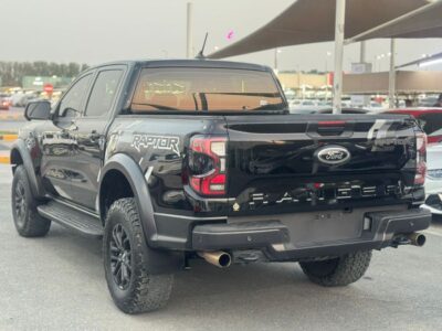 2023 Ford Ranger Raptor 3.0L Twin-Turbo Petrol V6 Engine Black Pickup Truck Automatic GCC