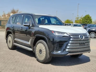 2025 Lexus LX600 VIP 3.5-liter twin-turbo V6 Petrol Engine Black Tan SUV Automatic GCC Specs