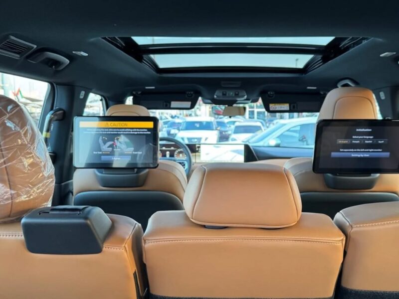2025 Nissan Patrol Platinum 3.8-liter DOHC V6 Petrol Engine Black Tan SUV