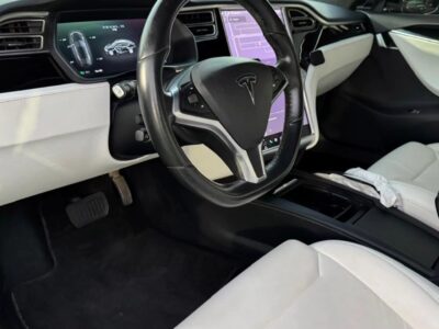 2017 Tesla Model S Electric Vehicle Black White Sedan AWD Automatic