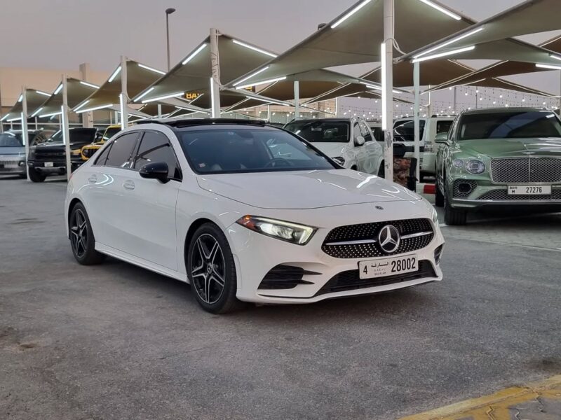 2019 Mercedes-Benz A220 2.0L Turbocharged 4-cylinder Petrol Engine White Black Sedan