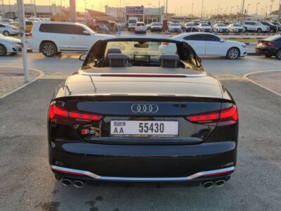 2022 Audi S5 Cabriolet 3.0-liter Turbocharged V6 Petrol Engine Black Convertible